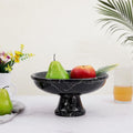 Marble Fruit Bowl Black 10