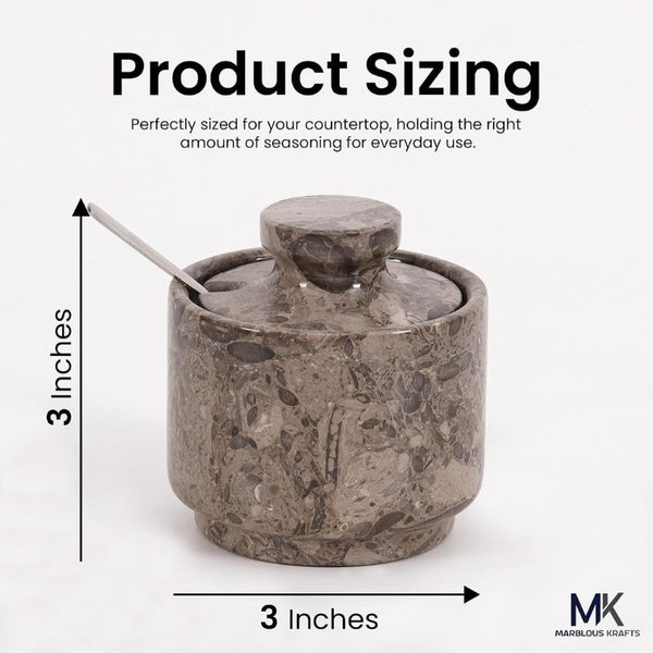 WHITE Utensil rest and OCEANIC salt cellar