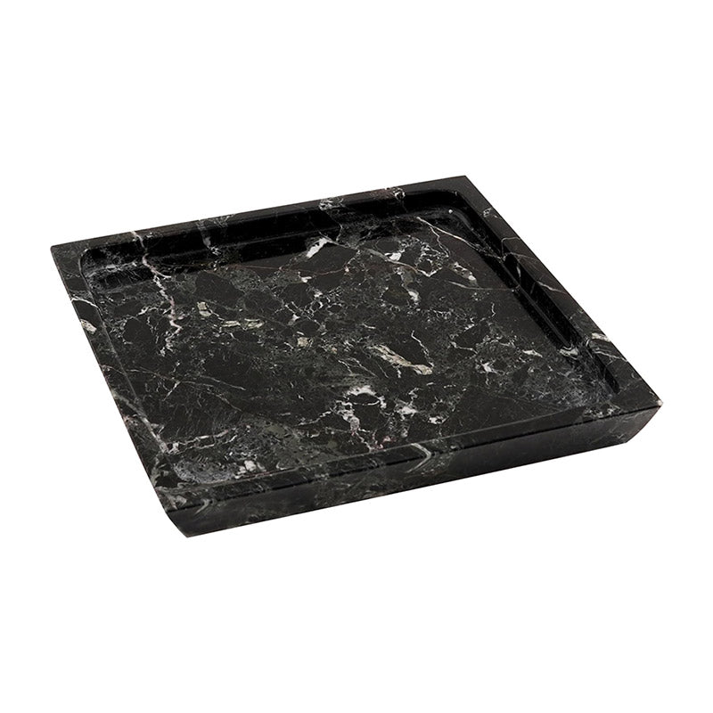 Fancy Marble Fascinated Square Tray - Perfume Tray