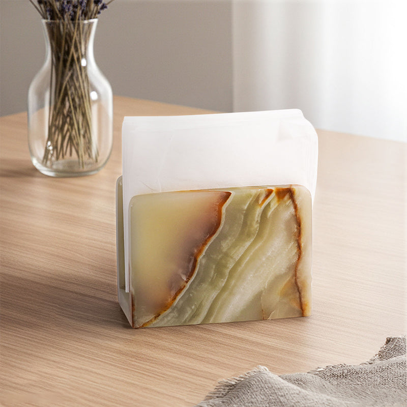 Mini Napkin Holder Dining Table Decor, Tissue Paper Holder Countertop & Bathroom