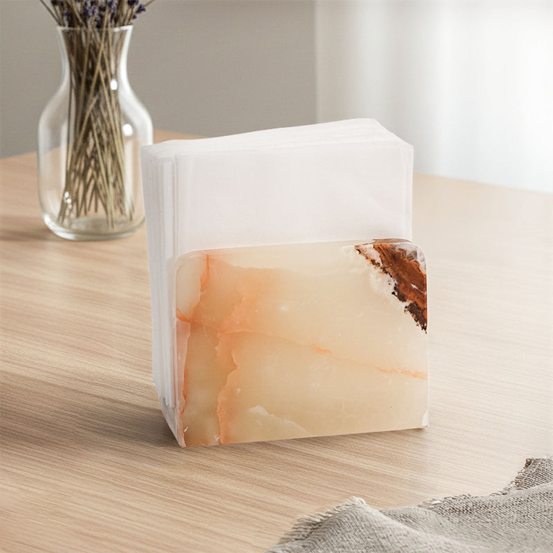 Mini Napkin Holder Dining Table Decor, Tissue Paper Holder Countertop & Bathroom