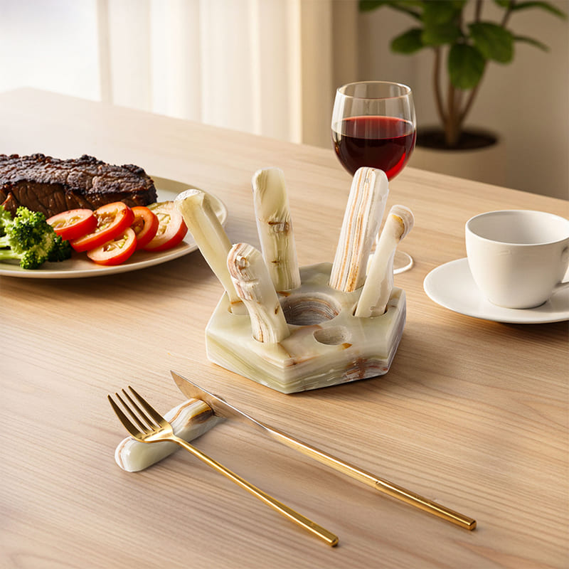 Utensil Rest Piece Ideal for Organizing Spoons and Forks, Cutlery Rest Holder, Modern Kitchen Accessory