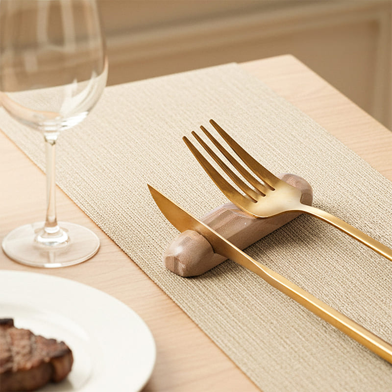 Utensil Rest Piece Ideal for Organizing Spoons and Forks, Cutlery Rest Holder, Modern Kitchen Accessory
