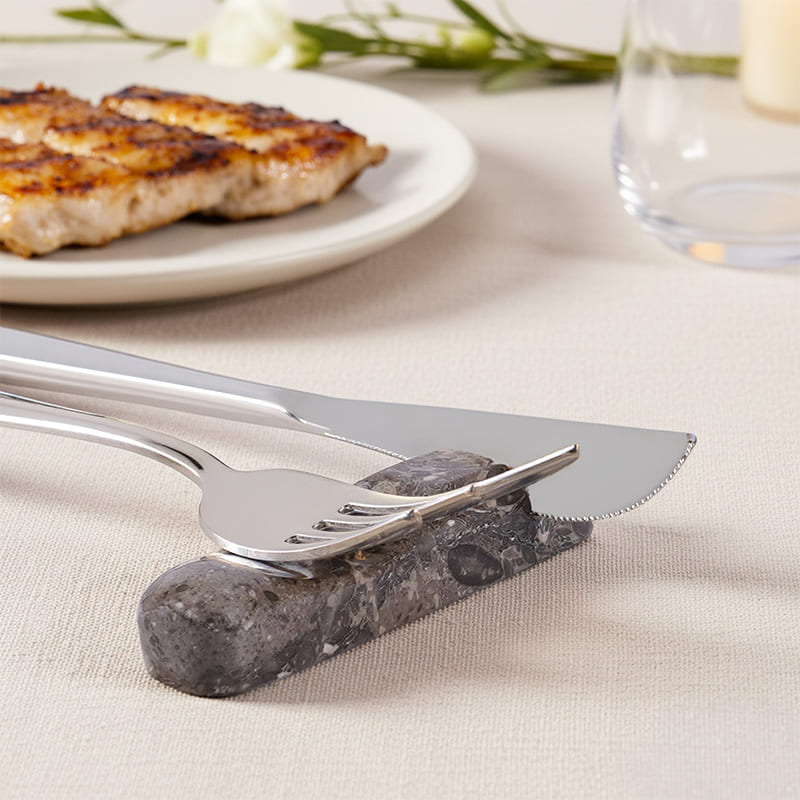 Utensil Rest Piece Ideal for Organizing Spoons and Forks, Cutlery Rest Holder, Modern Kitchen Accessory