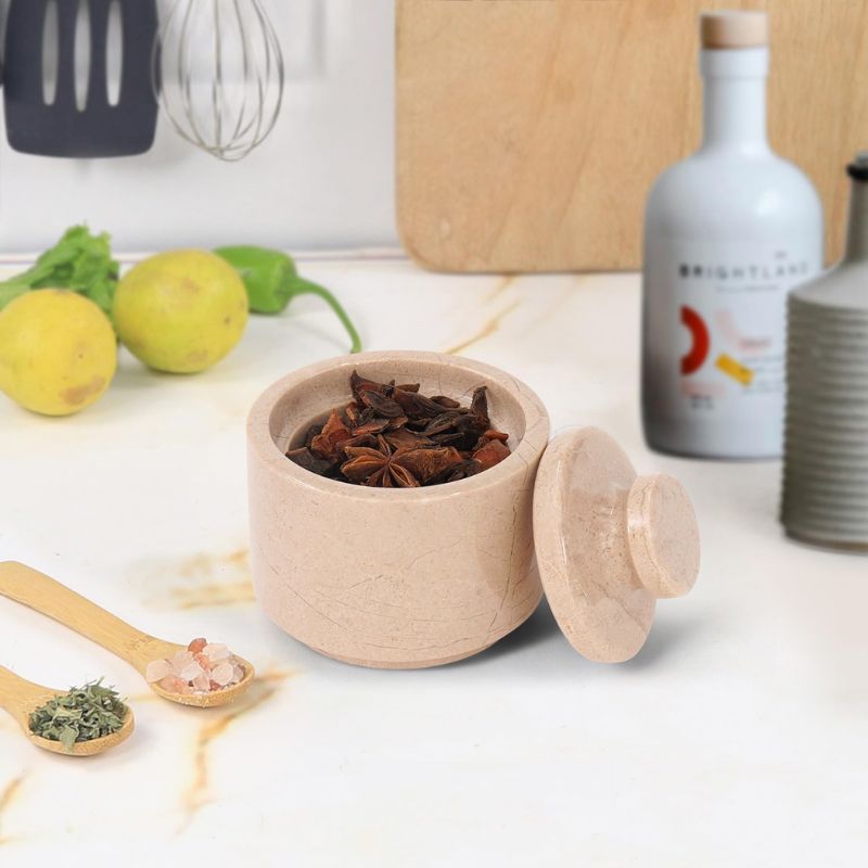 Verona Salt Cellar - Kitchen Décor - Kitchen Marble Accessories
